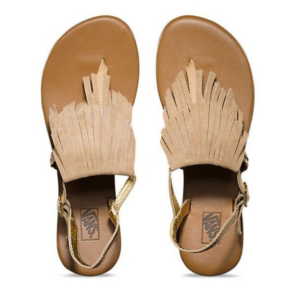 vans fringe sandals